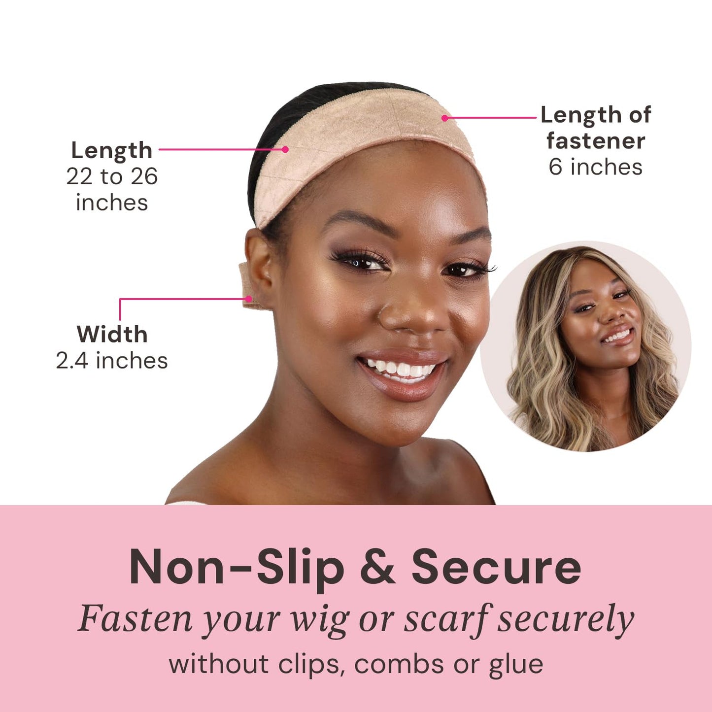 Glorious Wig Grip Headband